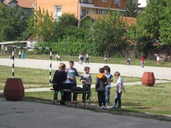 Osnovna škola "Nada Popović" je jedna od retkih škola u kojima se broj učenika nije smanjio FOTO: CINK - S.Milenković