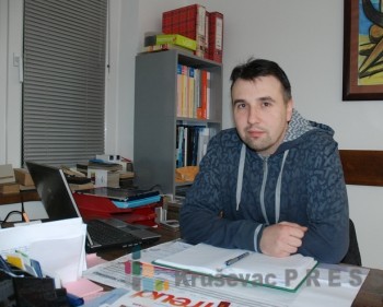 Nebojša Devetaković, vlasnik preduzeća "Plastik enterijer" FOTO: S.Babović 