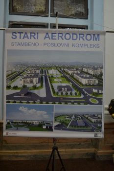 Plan stambeno-poslovnog kompleksa "Stari Aerodrom" FOTO: S. Milenković 