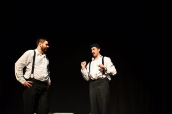 Momčilo Radosavljević i Nenad Stanojević igraju u kabareu "Čekaj bre!" FOTO: Kruševačko pozorište