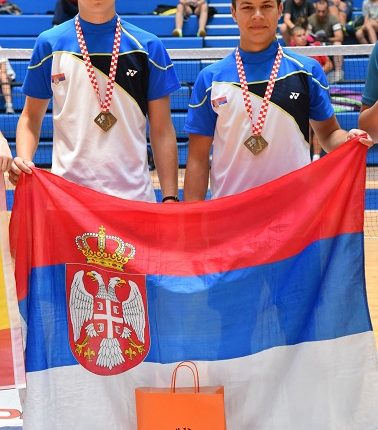 Zagreb U17 Open 2018_Mihajlo Tomic i Serge Lukic, osvajaci zlata u muskom dublu