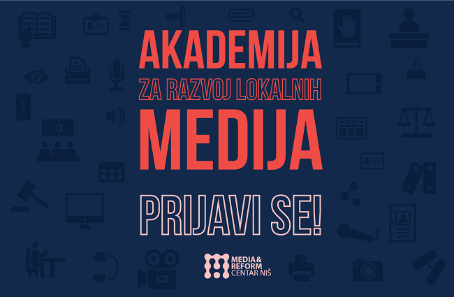 MEDIJA I REFORM CENTAR NIŠ: Počinje novi ciklus Akademije za razvoj lokalnih medija (ALMA)