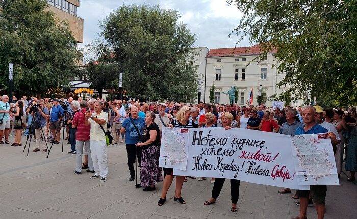 KRUŠEVAC PROTIV ISKOPAVANJA LITIJUMA: Građani poručili “Neće kopati!”