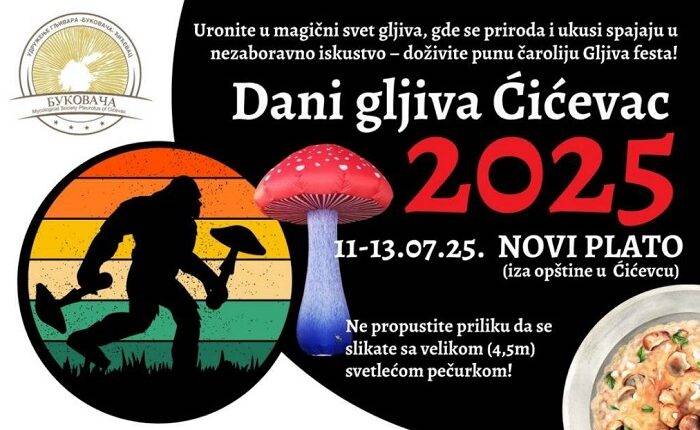„Dani gljive“ u Ćićevcu i Stalaću