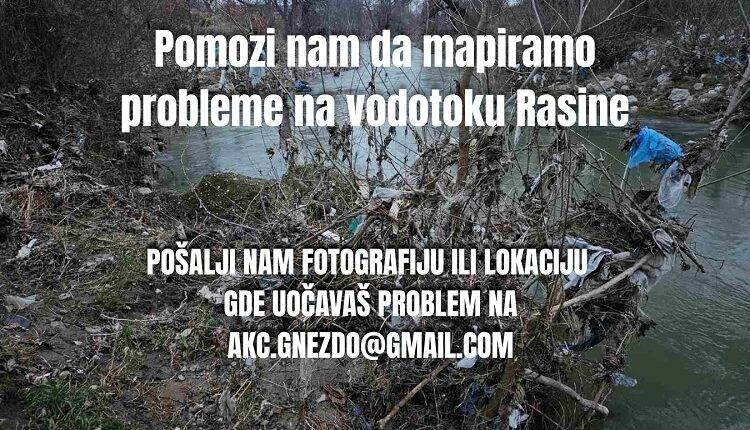 Mapiranje problema u vodotoku Rasine